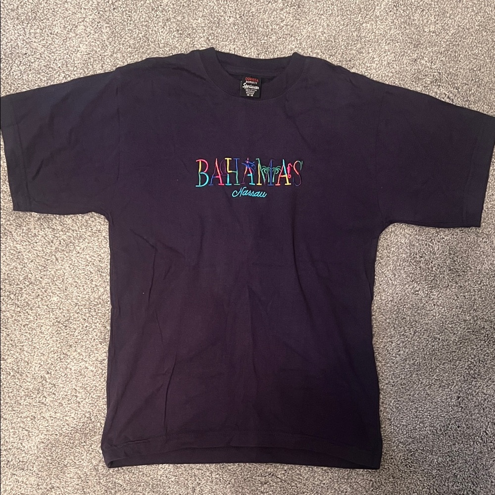 Kids Navy Bahamas Tee size 14-16